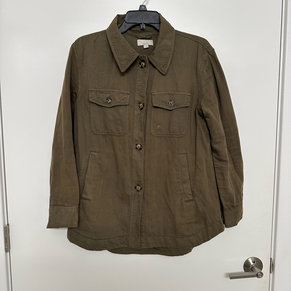 Olive Green Women's utility Jacket